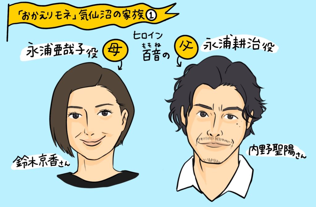 おかえりモネ,鈴木京香,内野聖陽,永浦亜哉子,永浦耕治