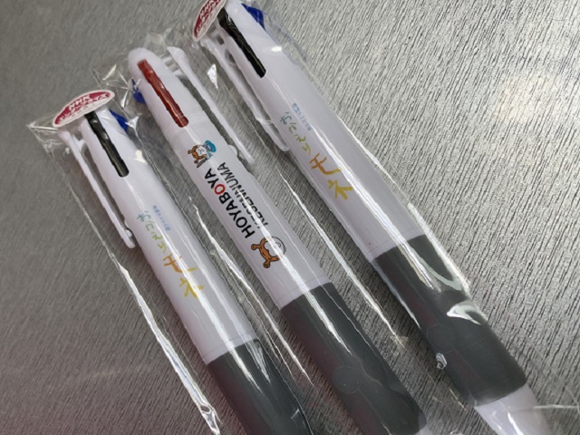 おかえりモネ＆ホヤぼーや３色ボールペン