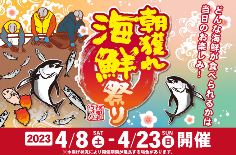 阿部長ウィーク朝どれ海鮮祭り開催